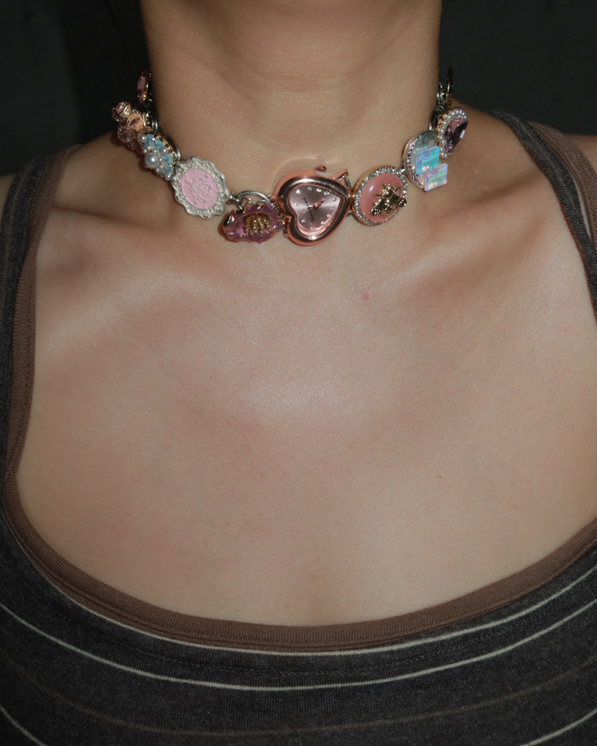 Brook Lucky Clock Necklace