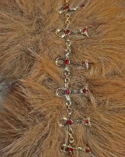 Ellen Cross Chain Golden Choker