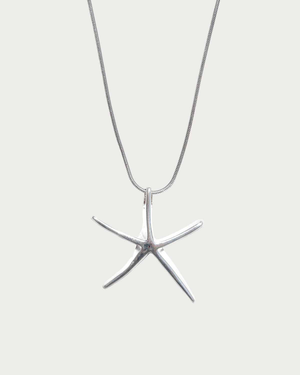 Belinda Starfish Silver Pendant Necklace