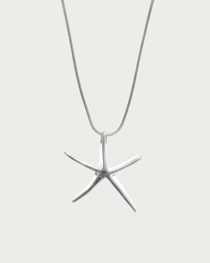 Belinda Starfish Silver Pendant Necklace
