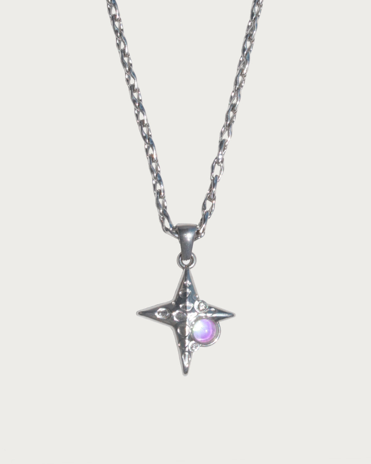 Tara Delicate Starburst Silver Pendant Necklace