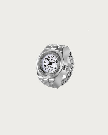 Anillo elástico de plata para reloj