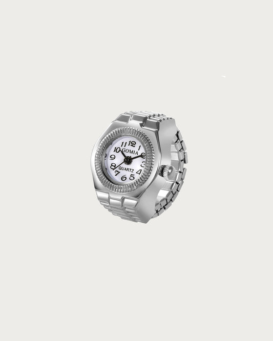 Anillo elástico de plata para reloj