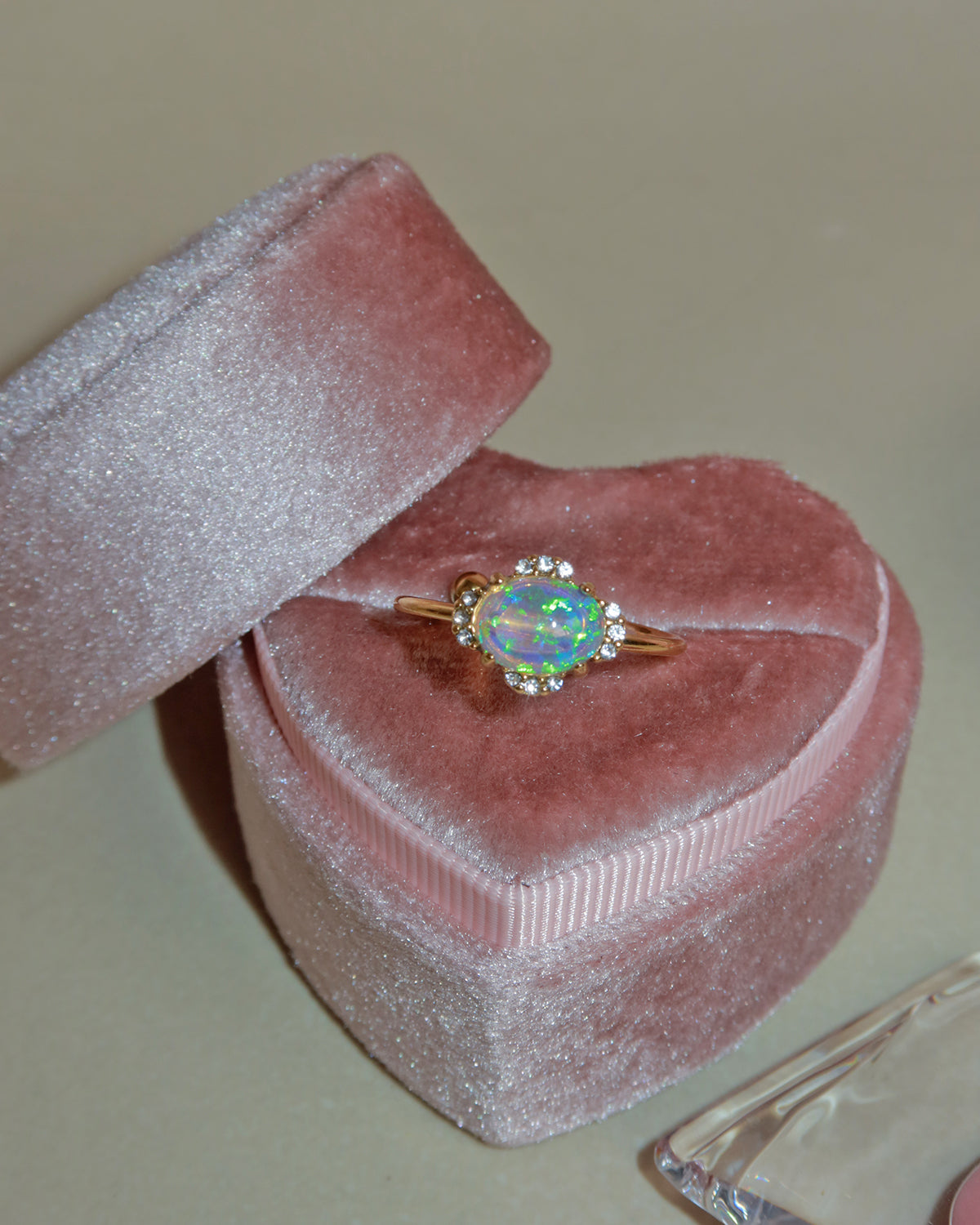 Claire Opal Golden Ring