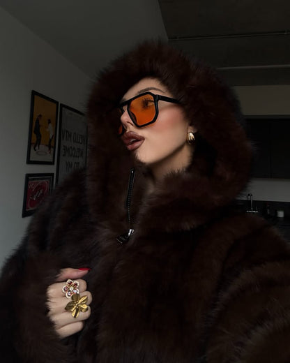 Denise Rose Red Flower Golden Ring