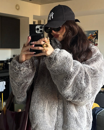 Denise Rose Red Flower Golden Ring