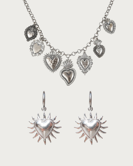 Frederica & Olivia Silver 2-Piece Jewelry Set